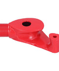 Heavy Duty Cast Iron Pipe Bender And Conduit Former For Electric Wires and Aluminum Alloy, red component side view.