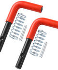 Snow Plow Stand Lock Pin Kit 67844 Compatible With Ultra Mount HTS Midweight Pro Plow Series With Handles Includes 2 Hairpin Clips And 2 Spring Lock Pins