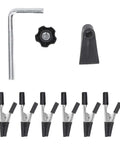 Components of Five Arm Soldering Helping Hands Station With 360 Degree Rotating Clips For PCB Repair And Craft Projects A Handy Pro Grade Third Hand Tool For Precise Soldering And Component Positioning