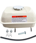 Gas Tank Replacement For Honda GX120 GX110 Engines 4 HP 118cc OHV with hardware and fuel line visible