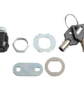 Tubular Cam Lock 17mm Zinc Alloy For Cabinets Drawers Mailboxes Toolboxes And Lockers With 2 Keys Included 90 Degree Turn Reversible