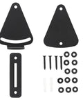 Privacy Barn Door Lock Teardrop Latch Black Carbon Steel for Sliding Barn Doors Pocket Doors Cabin Doors and Shed No Fuss Easy Install