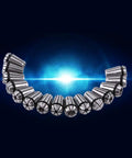 Thonlai 15 Pieces ER11 Spring Collet Set For CNC Milling Lathes High Precision Tool Holder Grip arranged in a semi-circle.