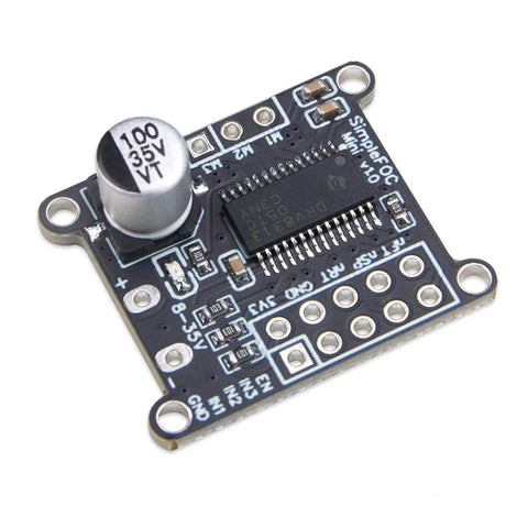 SimpleFOCmini driver board from Pro Grade Flight Ready High Torque Brushless Outrunner Hollow Shaft Motor Kit For Gimbals And Drones.