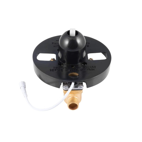 Shower Valve Trim Kit With LED Temperature Display Tru Temp Pressure Balance Rough In Valve Square Design Half Inch NPT Polished Chrome Finish Easy Install And Durable Brass Body brass component