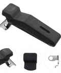 Two Pack Rubber Over Center Latch For Electrical Cabinets Flexible Draw Lock With Concealed Keeper Corrosion Resistant Durable