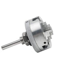 Mini Lathe Chuck Set Self Centering Zinc Alloy 3 Jaw with connecting rod for woodworking lathe and electric drill use Type B