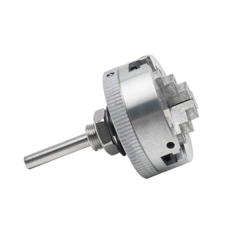 Mini Lathe Chuck Set Self Centering Zinc Alloy 3 Jaw with connecting rod for woodworking lathe and electric drill use Type B