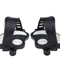 Replacement 9/16 Inch Exercise Bike Pedals With Straps For Indoor Recumbent, Exercise Bike, Spin Bike And Upright Models - front view