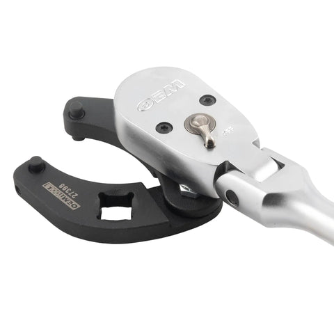 Adjustable Gland Nut Wrench For Hydraulic Cylinders, Fits Gland Nuts From 1 To 3.75 Inches, Reversible Pinholes 1/2 Inch Drive