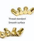 20 Piece Heavy Duty Metal Shelf Brackets And Shelf Pins Set for Wardrobe Cabinets Bookshelves Closets with brass pins.