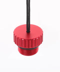 Red Threaded Diving Tank Valve Protector Cap With Cord Dust Plug Cover For Scuba Gear, Keeps Valve Clean And Debris Free
