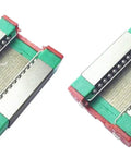 MGN9 100mm Linear Guide Rail Kit 2 MGN9C block bearings for 3D printers and CNC machines, shown in close-up view