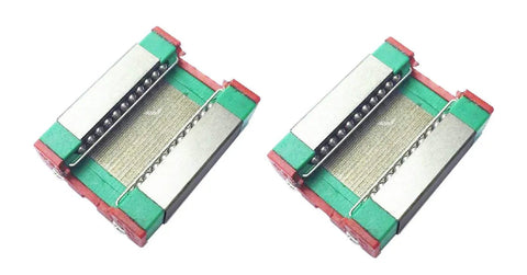 MGN9 100mm Linear Guide Rail Kit 2 MGN9C block bearings for 3D printers and CNC machines, shown in close-up view