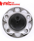 Rear Wheel Bearing Hub Assembly for 2006-2014 Toyota Yaris and 2012-2015 Prius C, 4 Lug, top view with ISO TS 16949 certification