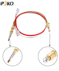 Aupoko patio heater thermocouple with red insulated wire and brass end fittings; 410 mm length.