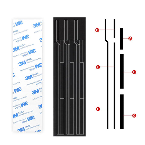 Kick Those Pesky Light Leaks Forever With This Top Shelf Premium Light Seal Foam Kit Locks Tight Fast Install Compatible With Nikkormat And Nikomat Fs Ft Ftn Ft2 Ft3 Camera Bodies Three Pack Replacement showing foam strips and adhesive backing.