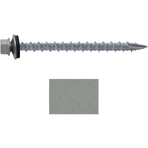 10 X 2 And A Half Inch No Paint Metal Roofing Screws With Hex Washer Head Self Starting Tapping EPDM Washer 250 Count Bag