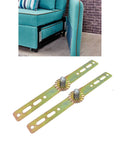Two Piece Adjustable Sofa Bed Hinges for Couch and Recliner, Folding Sofa Hardware, image of sofa with hinge mechanism