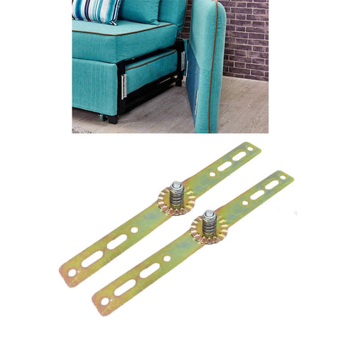 Two Piece Adjustable Sofa Bed Hinges for Couch and Recliner, Folding Sofa Hardware, image of sofa with hinge mechanism