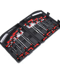 Top Tier 16 Piece T Handle Hex Keys And Star Wrench Set Made From Premium Chrome Vanadium Steel For Heavy Duty Automotive Repair Home DIY Projects And Machine Maintenance Work That Really Gets The Job Done Right. 16-piece T-handle set in case