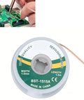 No Clean Flux Coated Solder Wick Braid For PCB Electronics Soldering Rework Pro Grade Desoldering Wire, 1.5m, copper braid spool