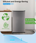 Slick 3.2 Cu Ft Upright Mini Freezer In Silver With No Fuss Design And Rapid Cool Down For Apartments Rv Trailers And Home Bars Ace Grade Cold Storage You Will Love, energy-efficient and sleek design.
