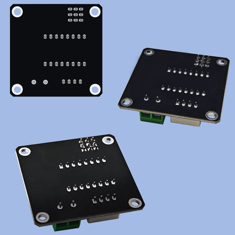 Two Pack 42 Stepper Motor Driver Expansion Boards For 3D Printers DRV8825 A4988 Compatible Shield Module front and angled views