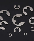 200 Pieces Stainless Steel E Clips And E Rings Set With Plastic Box Heavy Duty Retaining Ring Assortment M1.5 To M10 Durable 304 Grade Hardware Kit