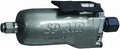 Palm Size Butterfly Impact Wrench One Quarter Inch Drive With Lightweight Grip, gray tool with branding visible
