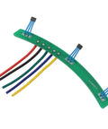 Heavy Duty Hall Sensor Board For Electric Bike Motor Badass Upgrade Rock Solid 5 Wire PCB with colored wires for E Bikes and scooters