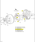 Diagram of Brake Shoes And Spring Kit Easy Install For Golf Cart Txt Medalist 1997 2008 And Workhorse 1996 2012