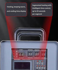 Beast Mode Induction Heater 15KW Water Cooled Industrial Melting Furnace with time display for heating and cooling.