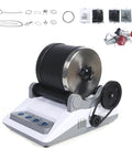 Rock Tumbler Kit With 7 Day Digital Timer Detachable Mini Electric Stone Polisher DIY Gemstone Grinder For Adults And Kids Easy To Use Grinding Machine To Create Sparkling Gemstones with accessories