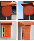 Heavy Duty EV Charger Rain Cover Outdoor Weather Shield Waterproof Protection Case Tough As Nails Plastic Roof on charging station.