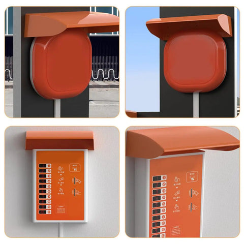 Heavy Duty EV Charger Protection Cover With Durable Plastic Rainproof Housing for Outdoor Electric Vehicle Chargers.