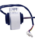 30W DC Brushless Inverter Fan Motor for Air Conditioners with connector and wiring, ultra quiet energy saving, model WZDK30-38G