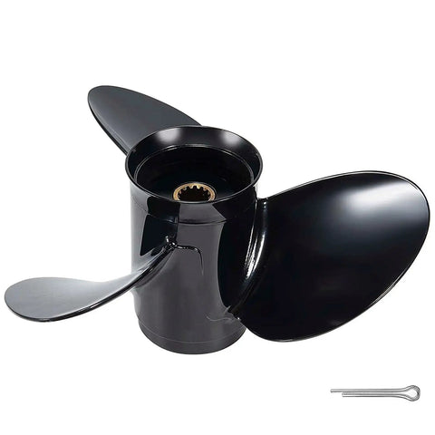 Right Hand Aluminum Boat Propeller 11 Eighth Inch Diameter 14 Pitch For BRP Johnson Evinrude OMC Stern Drive 40 50HP With 13 Spline