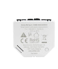 Gen3 Smart Energy Meter With 50A Clamp Real Time Power Tracking Wi Fi 2 Channel Contactor Relay Compact Single Phase Home Energy Monitor 8MB Local Data Logger Minute by Minute Usage Insights to Save Cash, white rear view