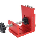Versatile Pocket Hole Jig Tool Kit For DIY Woodworking With Joint Angle Guides Pro Grade High Hardness in red aluminum