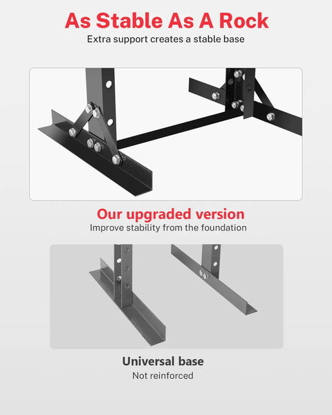 Boss Tier Precision Rated Hydraulic Shop Press With Broad Stamping Plates For Quick Bearing Swaps Tough Garage Builds Black Powder Coated Steel Frame stable base support detailed view