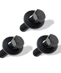 Three Pack Blade Bolt And Washer Kit OEM Replacement For Toro Exmark TimeMaster Recycler Mowers, Includes 26-0671 And 3290-465 Fasteners, Black Oxide Steel, Fits 30-Inch TimeMaster, Recycler, Quest Zero-Turn, And Commercial 30 Walk-Behind Series. black bolt and washer set