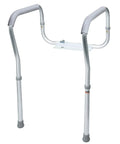 Adjustable And Detachable Toilet Safety Frame With Easy Grip Handles For Elderly And Disabled Use A Built Tough Non Slip Bathroom Grab Bar