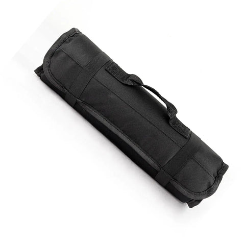 Portable Canvas Knife Roll Bag For Chef Knives And Cutlery, Heavy-Duty Knife Storage Case For Kitchen Travel Camping And Work
