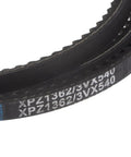 3VX540 Cogged V Belt 54 Inch Length 0.38 Inch Width 0.32 Inch Thick Raw Edge Rubber Belt in close-up view