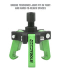 Harmonic Balancer Puller Kit Workhorse With Adjustable 3 Jaw Puller and Three Eighths Inch Square Drive Forcing Screw