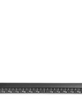 Slick Pocket Marking Edge Ruler For Precise Parallel Lines And Mortise Layouts, black anodized aluminum, showing measurement holes