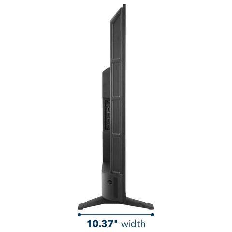 Profile view of 50 Inch Led Smart Fire TV Featuring Sick 4K Ultra HD Picture Quality And Dope HDR10 Contrast Levels With Alexa Voice Remote.