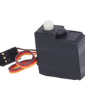 Heavy Duty 17 Gram Digital Rc Gear Servo Motor For Scy 16101 Pro 16102 Pro And 16201 Pro side view with wires.