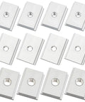 30 Piece T Slot Nut Kit Aluminum Drop In Nuts For M5 M6 M8 T Track Mounting layout with nuts visible